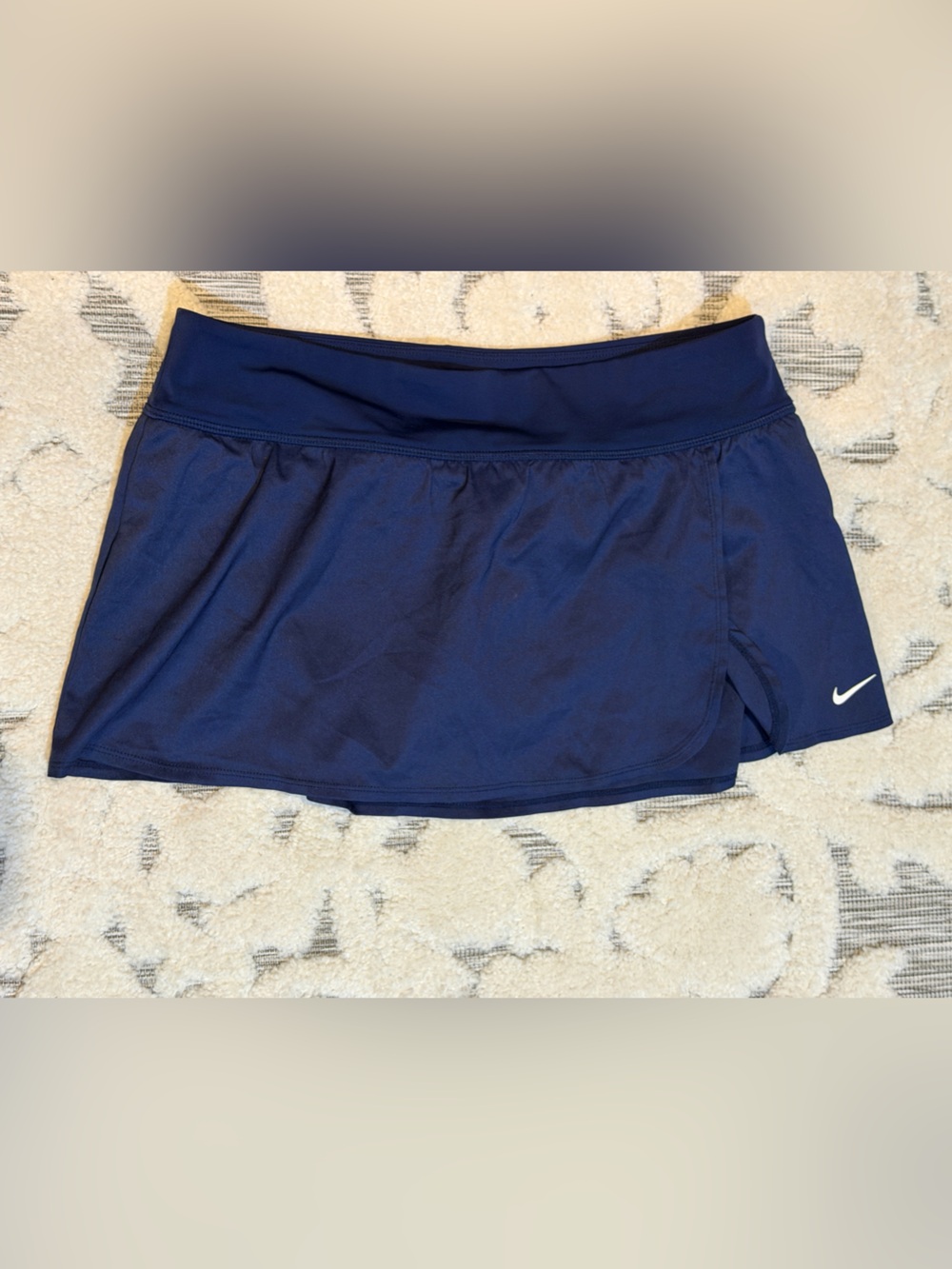 Nike Navy Blue Swim Skort size medium Mdm EUC